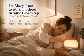 I'm Always Late to Work or School Because I Oversleep—How Can I Change That?