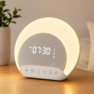 Sound Machine Sunrise Alarm Clock with Night Light 26 Nature Inspired Sleep Sounds 0-100% Dimmable Clock Sunrise Lamp Wake Up L