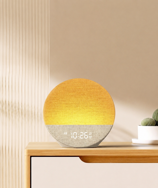 Sunrise alarm clock sound machine night light