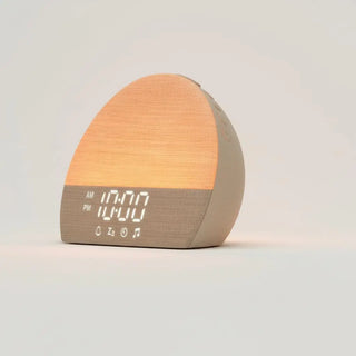White Noise Sound Machine Sunrise Alarm Clock - 30 Non-Looping Soothing Sleep Sounds with LoFi and Healing Music| 10-Color